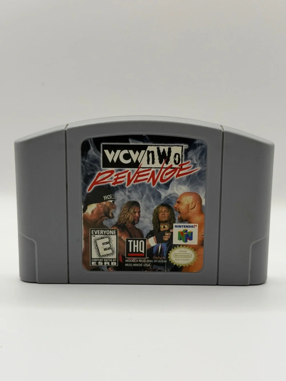 WCW/nWo Revenge Gray‎ 1998 Nintendo 64 N64 Vintage Game Cartridge